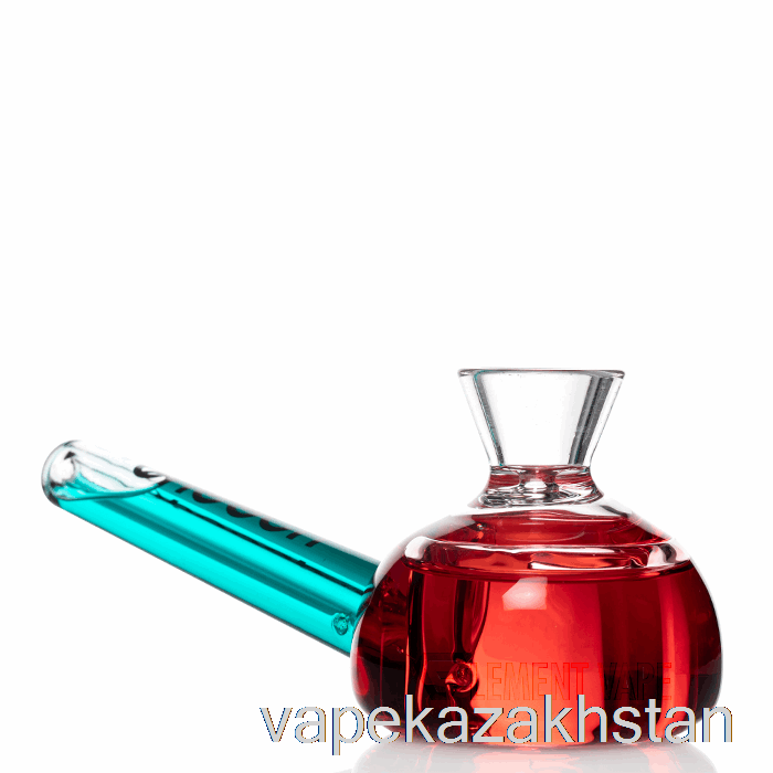 Vape Disposable Cheech Glass Dual Bun Freezable Hand Pipe Red / Blue